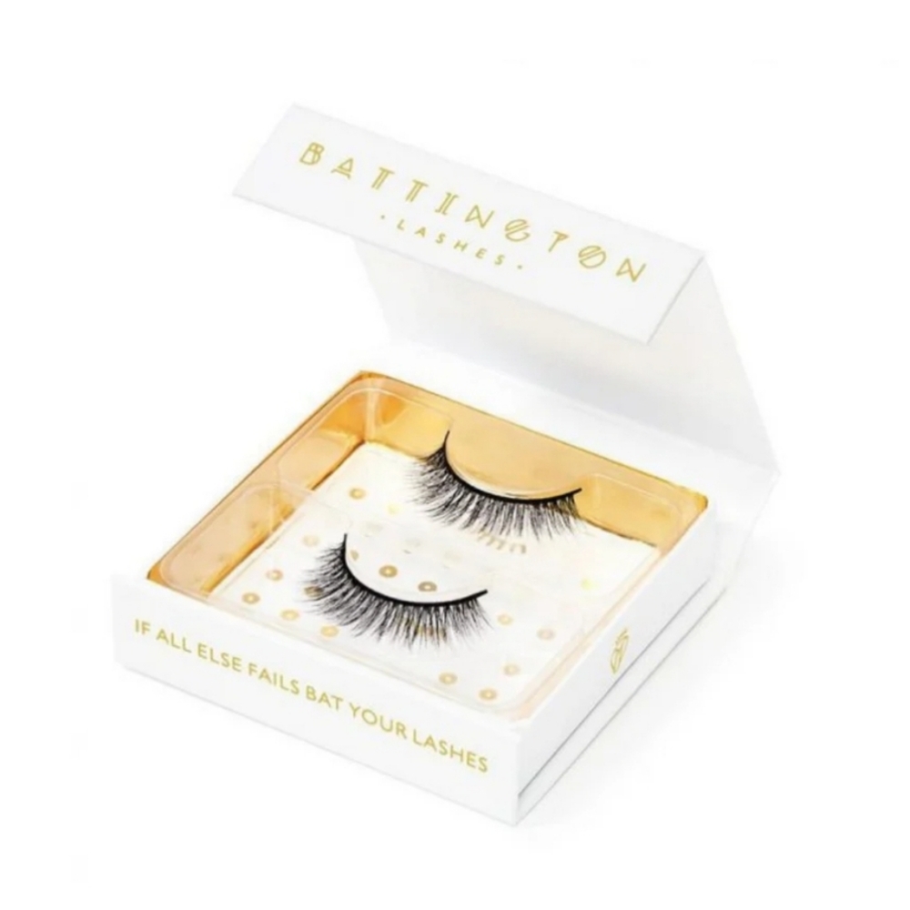 NWT Battington Monroe 3D Silk Lashes False Eyelashes Reusable NIB